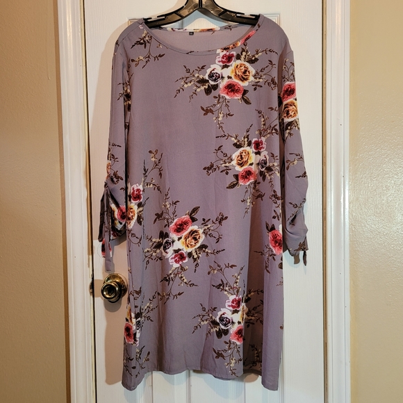 SUMMER FLORAL PRINT DRESS - Picture 4 of 11